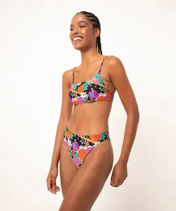 biquíni calcinha tanga hot pants areia cosmo com proteção uv50 preta PP