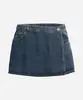 short saia infantil jeans - jeans medio 10