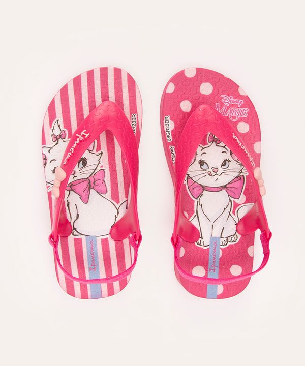 chinelo infantil marie ipanema rosa claro 19