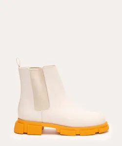 bota chelsea tratorada com sola colorida oneself off white 39