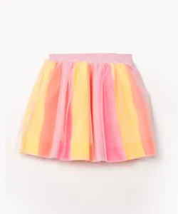 saia infantil de tule multicor 5