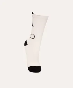 meia infantil mickey cano alto off white 30-33