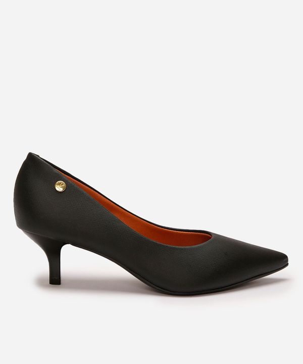 Scarpin Feminino Bico Fino Salto Médio Vizzano Preto 39
