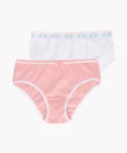 kit de 2 calcinhas infantis arco íris multicor G