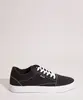 Tênis Masculino com Recortes de Lona Ollie Preto 40