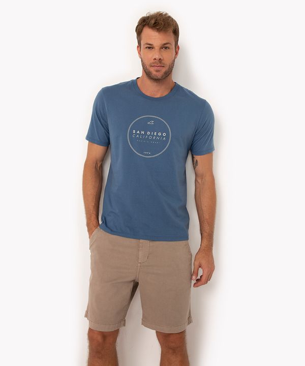 camiseta san diego manga curta azul P