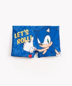 sunga infantil Sonic proteção uv+ azul 4