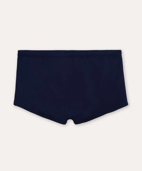 sunga boxer texturizada proteção uv azul P