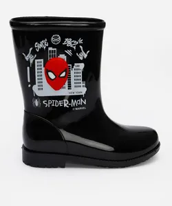 galocha infantil homem aranha preto 28