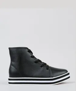 Bota Infantil Molekinha Flatform Preto 32