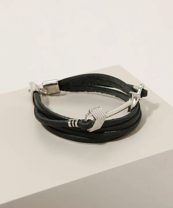 Pulseira Masculina Flecha Preta Único
