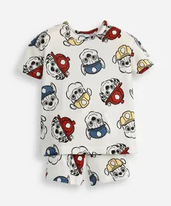 pijama curto infantil patrulha canina off white 1