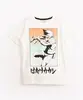 camiseta infantil de algodão manga curta naruto off white 8