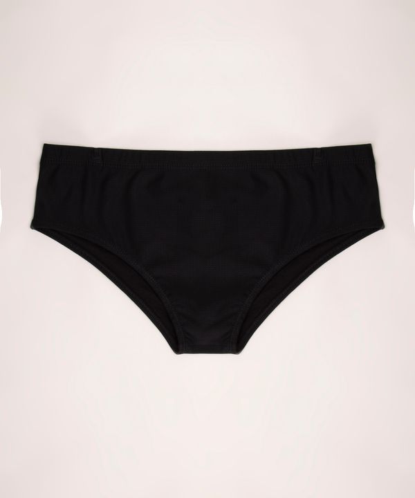 sunga slim texturizada com proteção uv50 preto M