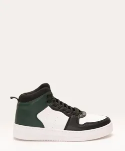 tênis cano alto casual verde 40