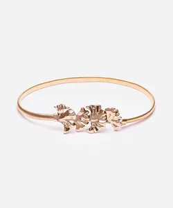 cinto de metal floral dourado 70CM