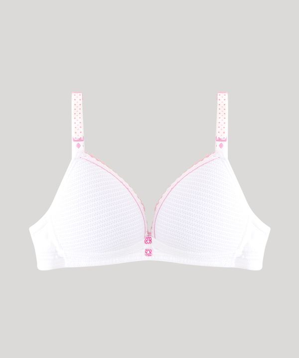 Sutiã Juvenil Love Secret com Bojo Troca Alça + Extensor Branco 38