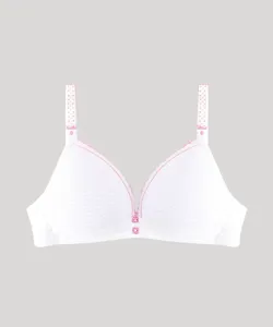 Sutiã Juvenil Love Secret com Bojo Troca Alça + Extensor Branco 40