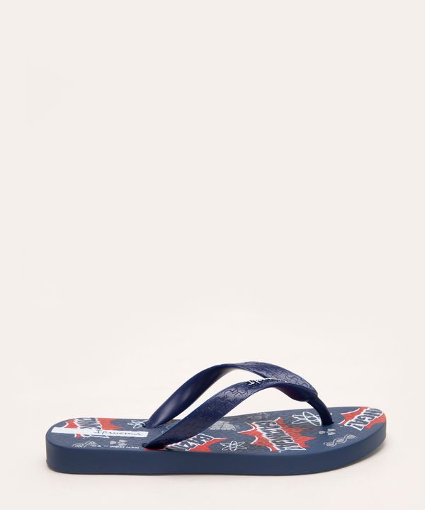 chinelo infantil warner ipanema azul 33-34