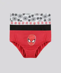 Kit de 3 Cuecas Homem Aranha Multicor 2