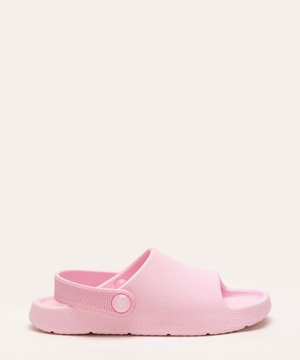 sandália infantil slide rosa 26-27
