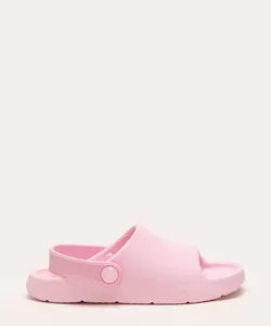 sandália infantil slide rosa 22-23