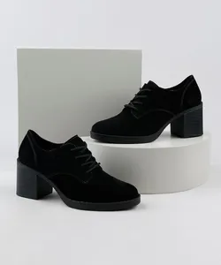 Oxford Feminino Beira Rio Salto Grosso Preto 34