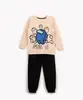 pijama infantil de moletom among us bege 4