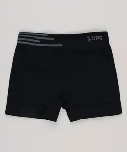 Cueca Infantil Boxer Lupo Preta GG