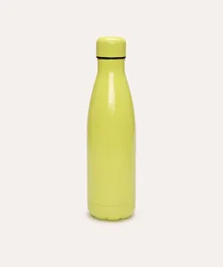 garrafa de inox 680ml verde médio Único