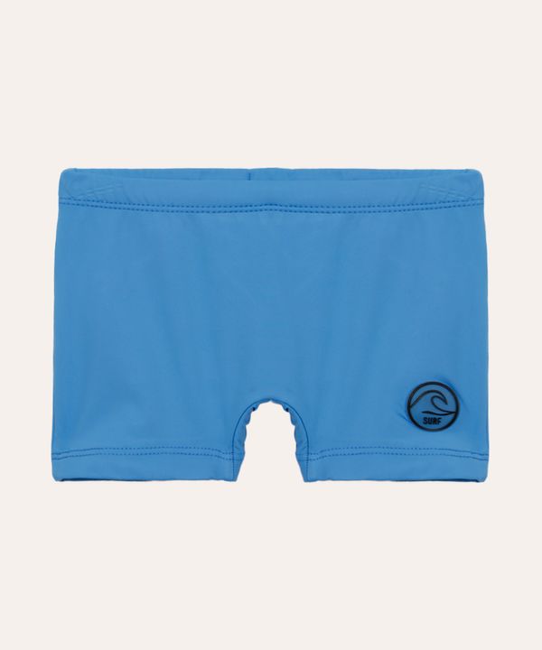 sunga infantil básica com proteção uv azul 14