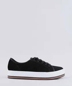 Tênis Feminino Beira Rio Flatform Preto 34