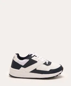 tênis infantil cano baixo jogging azul marinho 33