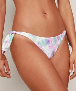 Biquíni Calcinha Estampado Tie Dye com Proteção UV50+ Multicor G