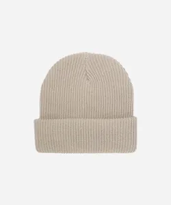 gorro masculino canelado cinza UNICO