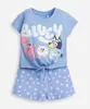 conjunto infantil bluey moletinho azul 5