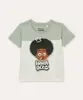 camiseta infantil de algodão hora do blec verde 3