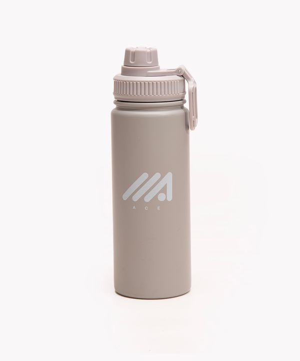 garrafa esportiva de inox 750ml cinza Único