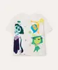 blusa de algodão infantil divertida mente off white 10
