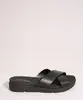 sandália flatform tira cruzada beira rio preto 34