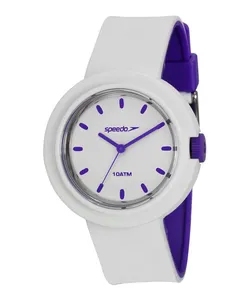 Kit de Relógio Analógico Speedo Feminino + Fone De Ouvido - 80585L0EVNP4K1 Branco Único