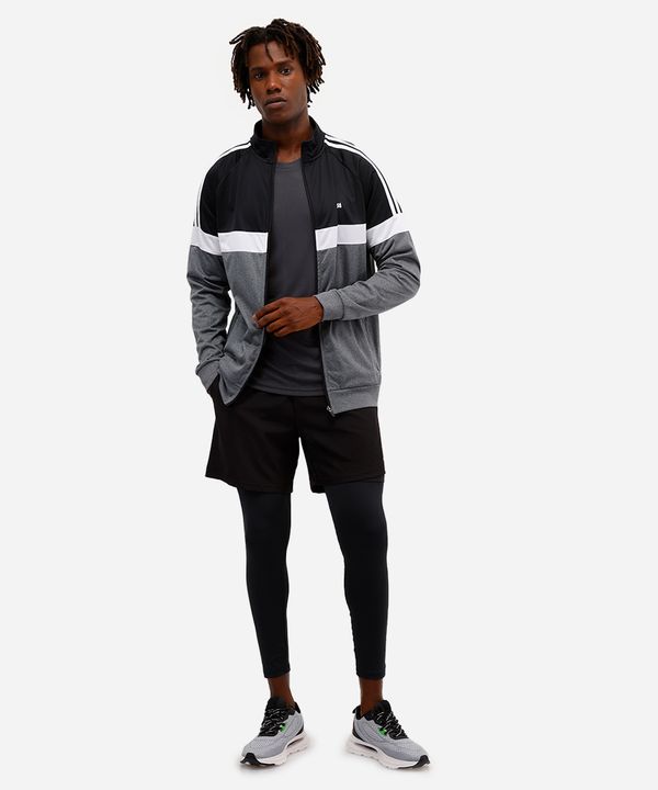 calça legging masculina esportiva com bolso preta G