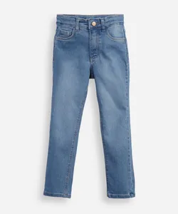 calça skinny infantil jeans azul 8