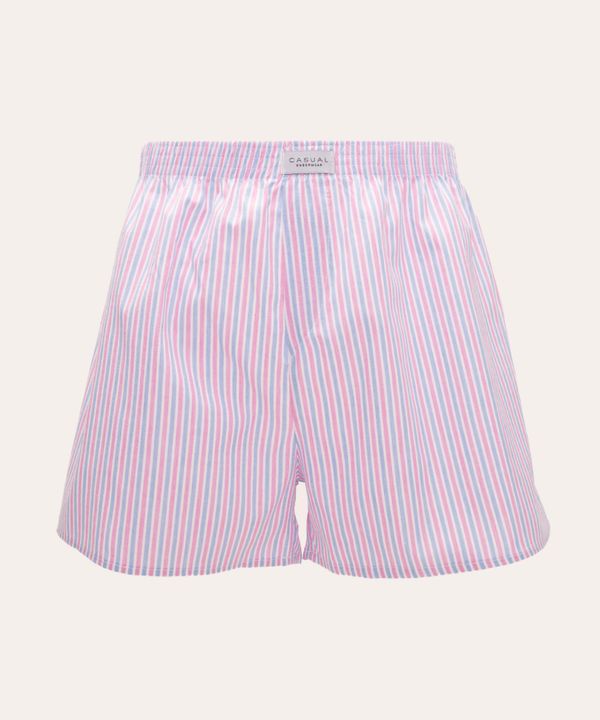 cueca samba canção de algodão listrado multicor M