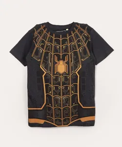 camiseta infantil manga curta homem-aranha chumbo 8