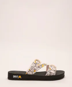 chinelo slide zaxy smiley off white 38