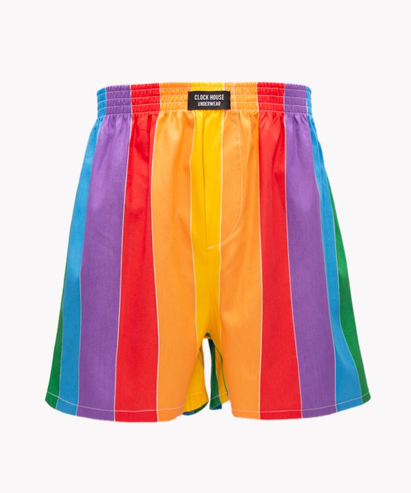 cueca samba canção de algodão arco íris colorido G