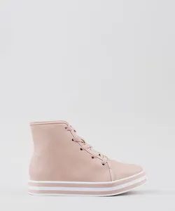 Bota Infantil Molekinha Flatform Rosê 31