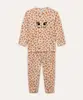 pijama de pelucia infantil oncinha bege 4