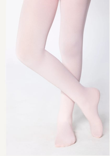 meia calça infantil fio 40 lupo rosa M